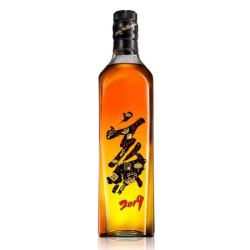 尊尼获加（Johnnie Walker）洋酒 黑方 黑牌威士忌 尚雯婕明星定制限量瓶 700ml *3件