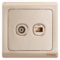 Schneider Electric 施耐德电气 电视电脑插座 格调金