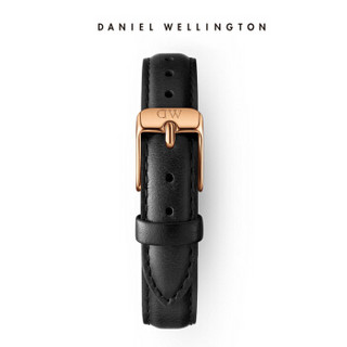 Daniel Wellington DanielWellington）DW表带12mm皮带玫瑰金针扣女款DW00200183（适用于28mm表盘系列）