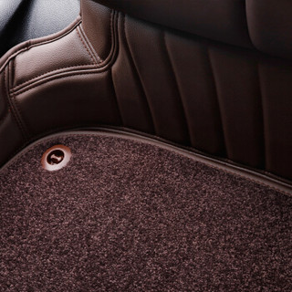 春洋 殿堂地毯绒系列 丰田汉兰达前两排（15-18款）专车专用全包围双层汽车脚垫 黑色脚垫+黑色地毯绒