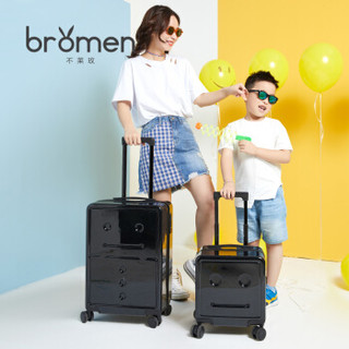 bromen 不莱玫 旅行箱男12英寸行李箱女韩版万向轮拉杆箱潮登机箱密码箱 B80207178017
