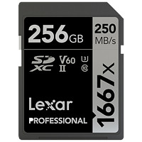 Lexar 雷克沙 Professional 1667x SDXC UHS-II U3 SD存储卡 256GB