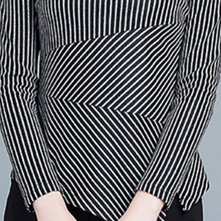 欧偲麦 休闲套装女士九分裤女两件套套装裤2018秋季新款喇叭裤时尚气质修身显瘦 XYKL-8020 黑色 L