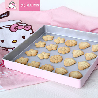 CHEFMADE 学厨 CHEF MADE 学厨 KT7024 HELLO KITTY(凯蒂猫)正方形蛋糕饼干烤盘 11寸