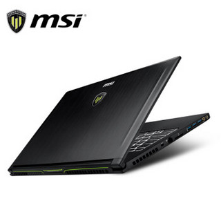 微星（MSI）WS63/ 15.6英寸移动工作站 i7-8750H+HM370/16G*2/128G+1T/P2000 4GB/FHD/WIN10/3Y