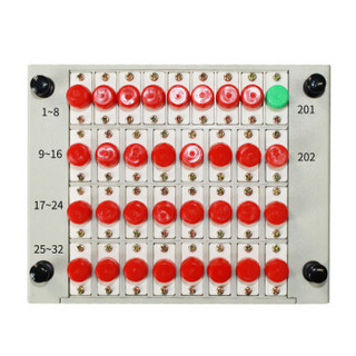 HAILE 海乐F1-64C-FC 电信级分光器1分64 单模圆头FC/UPC插片式/PLC式一分六十四尾纤分路器