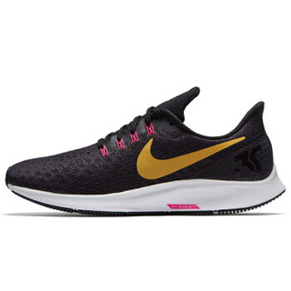 NIKE 耐克 女子 气垫 跑步鞋 PEGASUS 35 飞马 缓震 运动鞋 942855-008 铁架黑色 36.5码