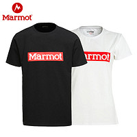 Marmot 土拨鼠 R44130 男士短袖棉T恤