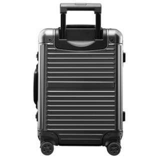 CONWOOD 康沃 行李箱 20英寸铝镁合金万向轮拉杆箱 男女铝框箱登机旅行箱 CTA001 灰色