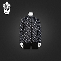 Adidas Monogram Windbreak 男子运动连帽外套夹克