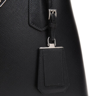 Prada 普拉达女士double系列黑色铬色牛皮杀手包手提单肩斜挎包1bg887 2a4a F0xee V Ooo 报价价格评测怎么样 什么值得买