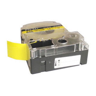 普贴（PUTY）PTe-641 标签打印机色带 适用爱普生、锦宫牌标签机标签带标签纸黄底黑字18mm