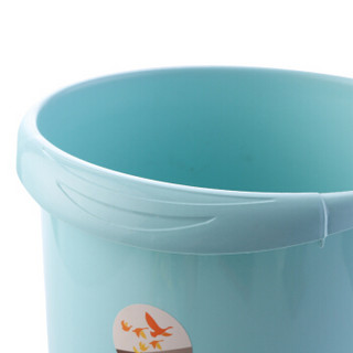 千鸿 时尚卫生桶（把手）垃圾桶 塑料垃圾篓QH-02063颜色随机