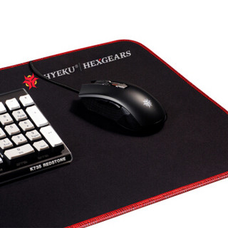 Hyeku 黑峡谷 GP102鼠标垫 超大 键盘垫电脑桌垫发光鼠标垫免驱触控硬质防滑