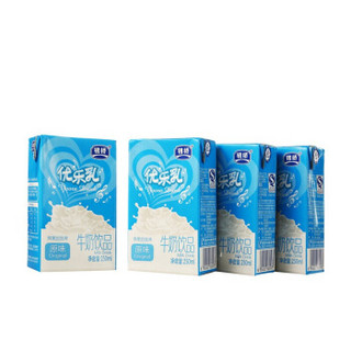 银桥 优乐乳 原味牛奶饮品 250ml*24盒 超值装