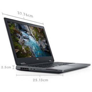 戴尔（DELL）Precision VR设计本7530 15.6英寸移动图形工作站笔记本I9-8950H/32G/1T固态/P3200 6G/高分屏