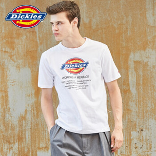 Dickies T恤男 经典Logo印花短袖T恤WD401 酒红色 M