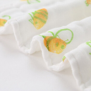 米乐鱼 新生婴儿口水方巾婴儿用品儿童宝宝毛巾洗脸手帕蜜蜂3条