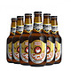 临期品：Hitachino Nest 常陆野猫头鹰 拉格啤酒 330ml*6瓶