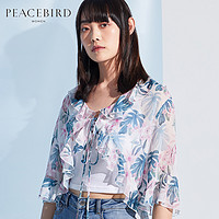 PEACEBIRD 太平鸟 雪纺上衣