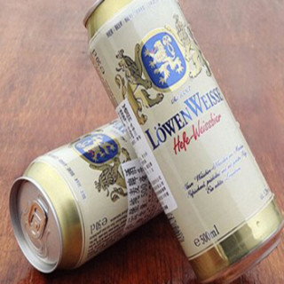 德国进口卢云堡白啤酒500ml24听整箱装