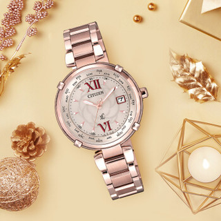 CITIZEN 西铁城 EC1048-54W 女士电波手表