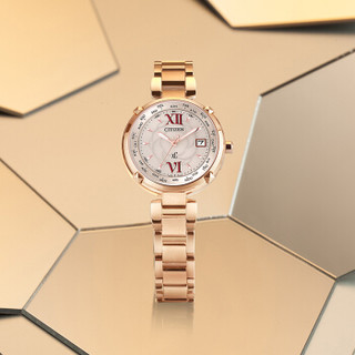 CITIZEN 西铁城 EC1048-54W 女士电波手表