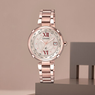 CITIZEN 西铁城 EC1048-54W 女士电波手表