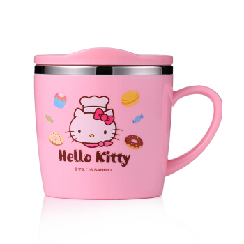 Hello Kitty 凯蒂猫 KT-3722 304不锈钢保温杯 200ml 粉色