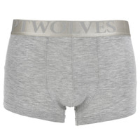 SEPTWOLVES 七匹狼 S900-4 男士内裤男平角裤 舒适冰丝粘纤U凸囊袋男式内裤四角裤头4条盒装 经典腰带款 XXL