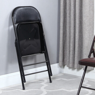 施豪特斯（SHTS）椅子 折叠椅休闲凳子电脑椅会议培训椅子ZD-01 黑色