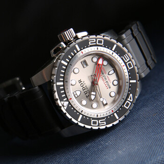 帝舵海洋王子型系列25000-Rubber black bracelet 白盘腕表