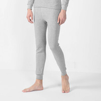 YOUR SUN 宜而爽 男士经典中厚保暖秋裤 大码轻柔透气打底秋裤冬季棉裤 1641712 CA56浅麻灰 XL/175