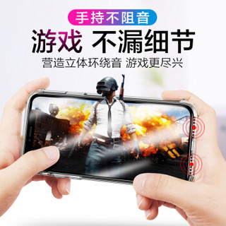 KEKLLE 苹果XR手机壳 iPhone xr手机保护套 透明全包防摔硅胶软壳 气囊转音款 透黑6.1英寸