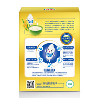 伊利 多维蔬菜营养米粉 适用于辅食添加初期至36月龄婴幼儿 225g