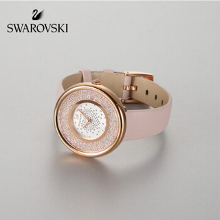 SWAROVSKI 施华洛世奇 Crystalline Pure女腕表 女友礼物 玫瑰金色 5376086