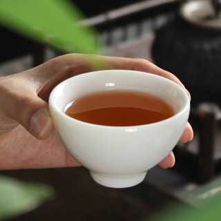 元青 主人杯（MULTIPOTENT） 中国白陶瓷茶具 手工羊脂玉 如脂玉 功夫茶具 简约品茗杯 禅定杯