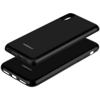 摩米士（MOMAX）苹果X/XS磁吸无线充电宝 iPhoneX/XS磁吸移动电源背夹电池 分离式充电背夹 风暴黑