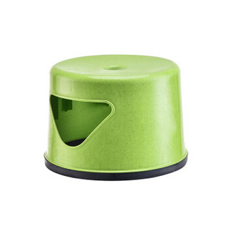 双桃（SHUANG TAO）家用塑料加厚小凳子椅子 儿童小凳子 浴室防滑矮凳小板凳换鞋凳 绿色1只装