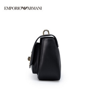 GIORGIO ARMANI 乔治·阿玛尼 侈品女士时尚五金旋扣单肩包 Y3E111-YCE1A BLACK-82846 U