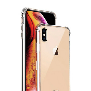 ESCASE iphone xs max手机壳苹果抗摔保护套外壳防摔气囊全包软壳双料抗黄变x德国进口拜耳TPU 高透