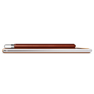 毕亚兹 苹果Apple Pencil保护笔套 Surface笔 iPad触控笔便携手带皮套 2018新款iPad/Pro10.5/12.9 PB59-黑