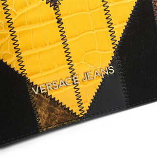 VERSACE 范思哲 黑色聚酯纤维拼接挎包E1VSBBP1 70717 ML0