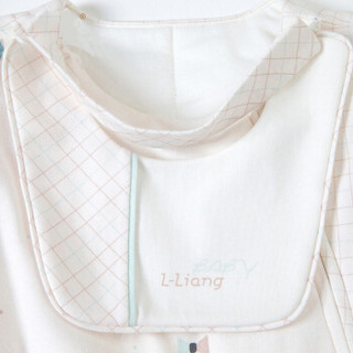 良良(liangliang) 婴儿睡袋俏格带围嘴分腿睡袋防踢被(小号) 75*36cm