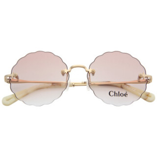 Chloé 蔻依 女士太阳镜 CE2147 717 茶色渐变镜片金色镜框 55mm