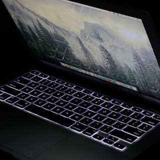 蓝盛（lention）苹果笔记本电脑MacBook键盘保护贴膜Air13.3英寸/老款Pro13.3/15.4英寸老款一体机imac黑色