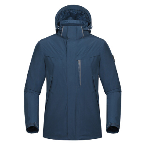 商品northland 诺诗兰 2018秋冬单层冲锋衣平流 gs075x03 玄青色 l