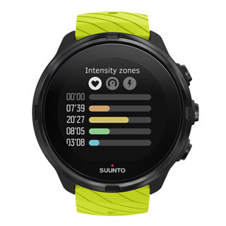 颂拓 SUUNTO 手表 颂拓9 智能运动腕表 防水彩屏触控GPS导航光电心率手表 绿色 SS050148000