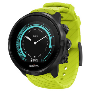 颂拓 SUUNTO 手表 颂拓9 智能运动腕表 防水彩屏触控GPS导航光电心率手表 绿色 SS050148000