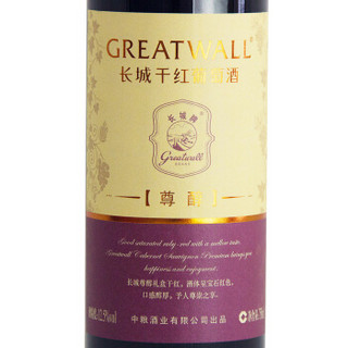 GREATWALL 长城（GreatWall）红酒 尊醇干红葡萄酒双支礼盒（含酒具）750ml*2瓶